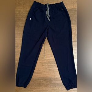 FIGS navy blue high waisted Regina jogger small/petite. Navy blue.